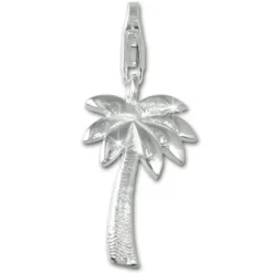 SilberDream 925 Silber Charm Palme Armband Anhänger FC3101