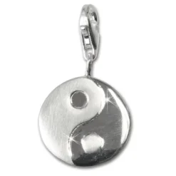 SilberDream 925 Silber Charm YinYang Armband Anhänger FC3107