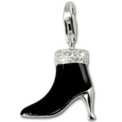 SilberDream 925 Silber Charm Stiefel Armband Anhänger FC247S