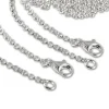 SilberDream 925 Silber Charm Halsketten Set 2x80cm FC00298-2