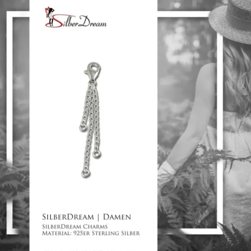 SilberDream 925 Sterling Silber Charms Ketten Verbinder FC0076