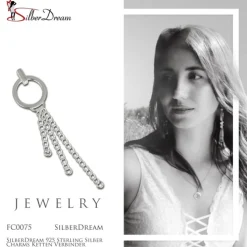 SilberDream 925 Sterling Silber Charms Ketten Verbinder FC0075