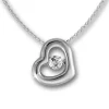 SilberDream Anhänger Herz mit Kette 925er Silber DSK106W