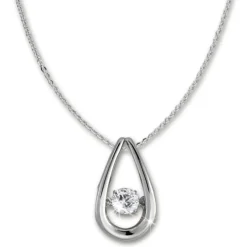 SilberDream Anhänger Träne mit Kette 925 Silber DSK105W