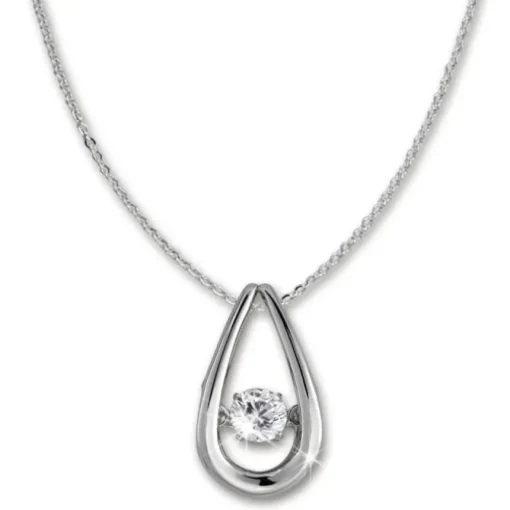 SilberDream Anhänger Träne mit Kette 925 Silber DSK105W