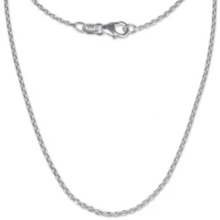 SilberDream Ankerkette fein 925er Silber Halskette 55cm Kette SDK21155