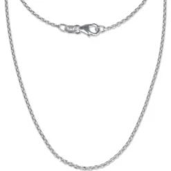SilberDream Ankerkette fein 925er Silber Halskette 50cm Kette SDK21150