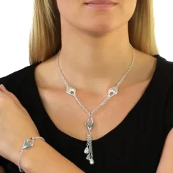 SilberDream Armband Drop 925 Sterling Vollsilber 18,5cm SDA413