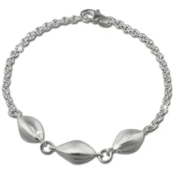 SilberDream Armband Ellipsen 925 Sterling Silber 19cm Damen SDA420