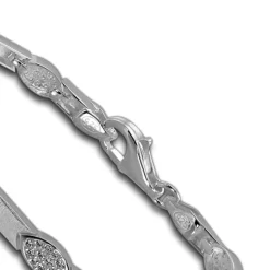 SilberDream Armband Eye Zirkonia weiß 925er Silber 18,5cm Damen SDA462W