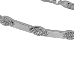 SilberDream Armband Eye Zirkonia weiß 925er Silber 18,5cm Damen SDA462W