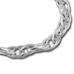 SilberDream Armband Fantasie verschlungen 925er Silber Damenarmband SDA2559J
