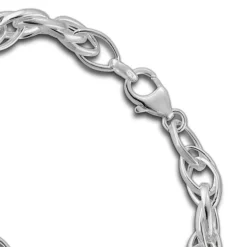 SilberDream Armband Fantasie verschlungen 925er Silber Damenarmband SDA2559J