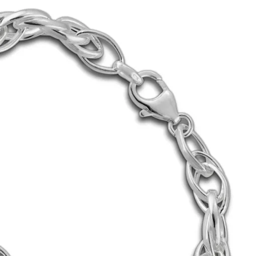 SilberDream Armband Fantasie verschlungen 925er Silber Damenarmband SDA2559J