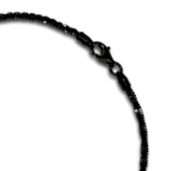 SilberDream Armband gedreht schwarz 925 Silber Damen SDA2059S