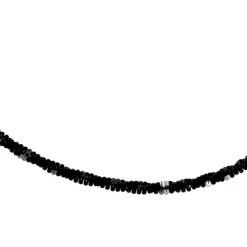 SilberDream Armband gedreht schwarz 925 Silber Damen SDA2059S