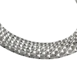 SilberDream Armband Geflecht 925 Sterling Silber Damen 19cm SDA2019J