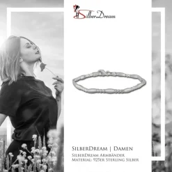 SilberDream Armband Glamour 925er Silber 19cm Silberarmband SDA443J