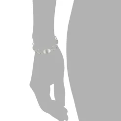 SilberDream Armband Grazie 925 Vollsilber 18,5cm Silberarmband SDA408