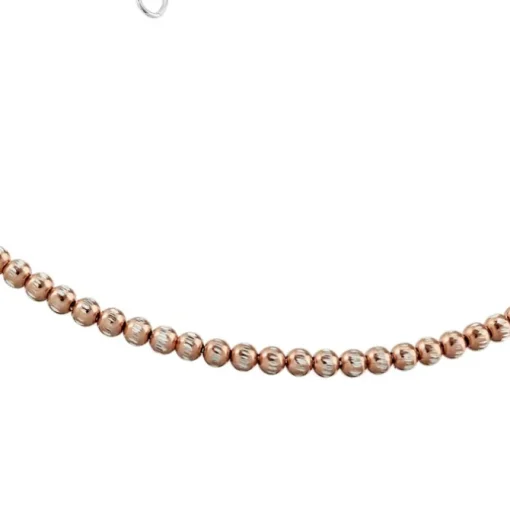 SilberDream Armband Kugeln rose 925 Sterling Silber Damen 18cm - 21cm SDA1108E