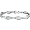 SilberDream Armband Leaves 925 Silber glanz matt 19cm SDA4804M