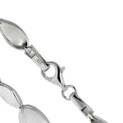 SilberDream Armband Leaves 925 Silber glanz matt 19cm SDA4804M