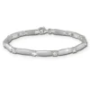 SilberDream Armband matt Zirkonia weiß 925er Silber 18,8cm Damen SDA447W