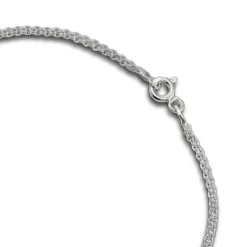SilberDream Armband Oval Zirkonia weiß 925er Sterling Silber 19cm SDA425W