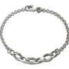 SilberDream Armband Ovale Zirkonia weiß 925er Silber 19cm Damen SDA4811W