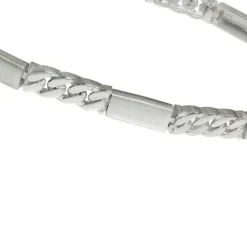 SilberDream Armband Rechteck 925 Silber glanz matt 19cm SDA4795M