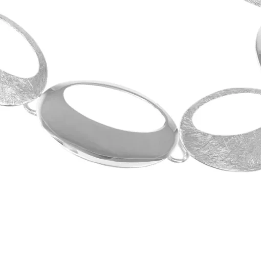 SilberDream Armband Retro Design matt/glänzend 925 Sterling Silber 19,5cm SDA435