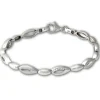 SilberDream Armband Tropfen Zirkonia weiß 925er Silber 18,5cm Damen SDA476W
