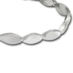 SilberDream Armband Tropfen 925 Silber glanz matt 19cm SDA4793J