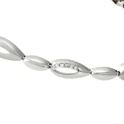 SilberDream Armband Tropfen Zirkonia weiß 925er Silber 18,5cm Damen SDA476W