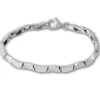 SilberDream Armband Wave 925 Sterling Silber 18,5cm Silberarmband SDA477J