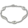 SilberDream Armband Wave 925 Sterling Silber 19,5cm SDA410