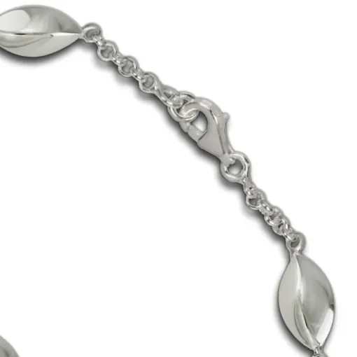 SilberDream Armband Wave 925 Sterling Silber 19,5cm SDA410