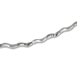 SilberDream Armband Welle 925 Sterlin Silber 19cm Silberarmband SDA402