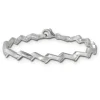 SilberDream Armband Zick-Zack 925er Silber 19cm Silberarmband SDA440J