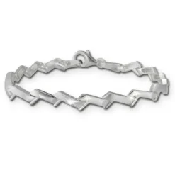 SilberDream Armband Zick-Zack 925er Silber 19cm Silberarmband SDA440J