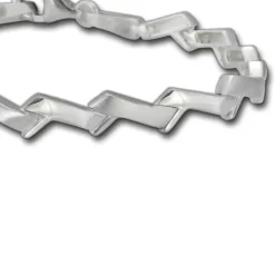 SilberDream Armband Zick-Zack 925er Silber 19cm Silberarmband SDA440J