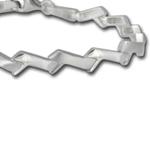 SilberDream Armband Zick-Zack 925er Silber 19cm Silberarmband SDA440J