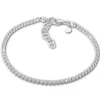 SilberDream Armband Zirkonia weiß 925 Sterling Silber Damen 18cm - 21cm SDA1028W