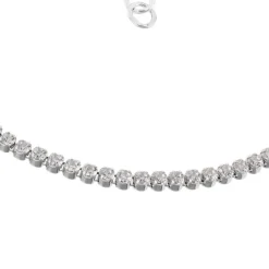 SilberDream Armband Zirkonia weiß 925 Sterling Silber Damen 18cm - 21cm SDA1028W