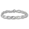SilberDream Armband Zopf 925er Silber 19cm Silberarmband SDA438J