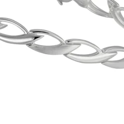 SilberDream Armband Zopf 925er Silber 19cm Silberarmband SDA438J