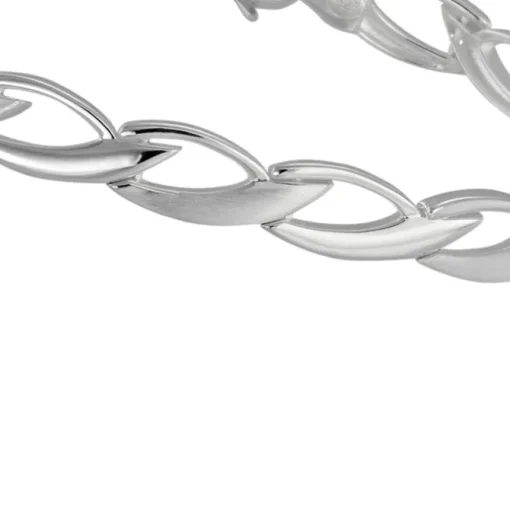 SilberDream Armband Zopf 925er Silber 19cm Silberarmband SDA438J