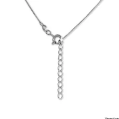 SilberDream Bicolor Collier Kette Rose 925 Silber 44cm - 47cm SDK50144T