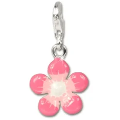 SilberDream Charm Blümchen Armband Anhänger 925 Silber FC3139