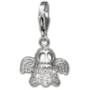 SilberDream Charm Gespenst Zirkonia 925 Silber Armband Anhänger FC3143